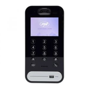 Interphone vid&eacute;o ext&eacute;rieur PNI UMS9000, &eacute;cran 3,5 pouces, 2 MP, faciale, mobile app, cartes, compatible avec PNI MS9000 - Neuf
