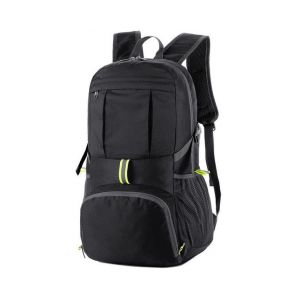 Sac &Agrave; Dos De Randonn&eacute;e Noir Durable &iquest; Sac &Agrave; Bandouli&egrave;re De Voyage L&eacute;ger Et Imperm&eacute;able Avec Un Grand Espace De Rangement Pour Les Aventures En Plein Air - Neuf