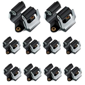 10pcs Vadrouille Balai Porte Murale Jardin De Rangement Clips Rack Avec Vis Poignée Outils Suspendus Pour H - Neuf