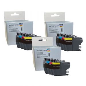 LC3219 - LC-3219 Pack de 12 cartouches d'encre compatible Brother LC3219 - LC-3219 - Neuf