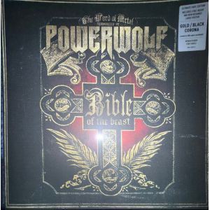 Powerwolf - Bible Of The Beast Ltd. Gold/Black Corona - Colored Vinyl - Neuf