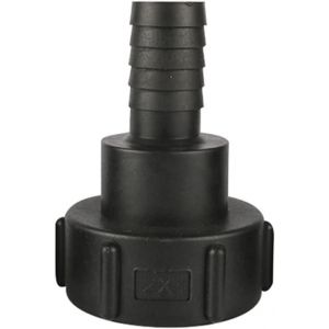 Adaptateur de tuyau pour réservoir IBC (filetage grossier de 60 mm) vers tuyau d'arrosage de 25 mm - Adaptateur de valve, outils de montage - Neuf