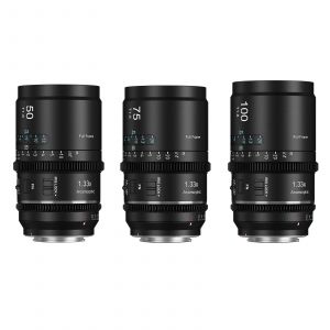 Kit de 3 objectifs cin&eacute;ma anamorphiques plein format SIRUI Astra 1,33X &agrave; mise au point automatique pour monture Nikon Z-Z6/Z6 II/Z7/Z7II/Z8/Z9/Z50/Z50II/Zf/Z fc-Flare neutre,AST-3S-ZN - Neuf