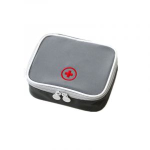 (Gris) Mini Trousse De Premiers Secours D'extérieur, Sac De Rangement Pour Médicaments De Voyage, Kit D'urgence Portable-Générique - Neuf