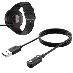 KALANKA-Cordon de charge de 1m Compatible avec Polar Grit X2 Pro, Polar Pacer, Polar Pacer Pro, Polar Ignite 3, Polar Vantage V3, USB-A vers chargeur magn&eacute;tique Polar - Neuf