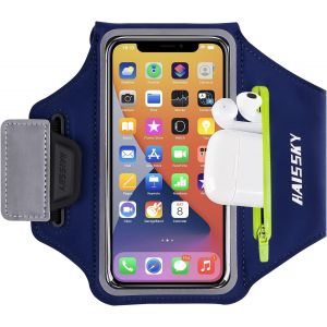 Kalanka-Brassard De Sport Pour Téléphone Portable - Résistant À L'eau - Avec Écouteurs Tws - Poche Pour Clés - Pour Galaxy S20 S10 - Pour Coureurs, Gym, Jogging, Vélo, Course À Pied - Neuf