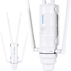 Point D'Accès Sans Fil Extérieur Ac1200 Répéteur Wlan Extérieur Répéteur Wlan Extérieur Amplificateur Wifi De Zone Extérieure Amplificateur Wlan Extenseur Wlan Double Bande Extérieur Routeur[Z218] - Neuf