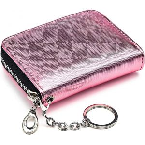 CMJAAGUR-Portefeuille Pour Cartes De Crédit Avec Blocage Rfid, Portefeuille Pour Cartes De Crédit, Taille Compacte Avec Poche Élastique Pour Pièces De Monnaie, Fenêtre Pour Carte D'Identité,[M1545] - Neuf