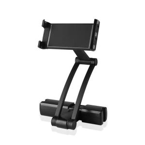 Support De T&eacute;l&eacute;phone Pour Appuie-T&ecirc;te De Si&egrave;ge Arri&egrave;re De Voiture, Compatible Avec Smartphones Et Tablettes - Noir/Rouge - Neuf