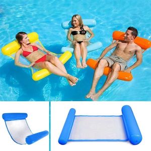 Ershi-Multi Usage Flottantes Hamac, Flotteur Gonflable Piscine 4 -En-1flottant De Inclinable Flotteur Hamac Hamac D'eau Multi-Usag[1376] - Neuf