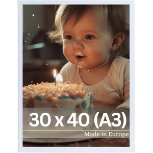 Cadre Photo Klee 13x18 cm en Beige - Simple et Moderne en Bois - Ch&acirc;ssis pour l'image 13x18 - Neuf