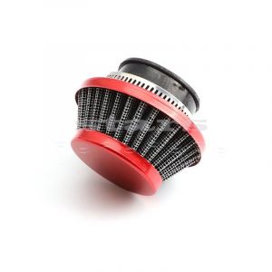 Filtre à air universel pour moto,admission plus lente,nettoyeur d'air de tête de pièce pour façade RL tout-terrain- 54mm red-D9 - Neuf
