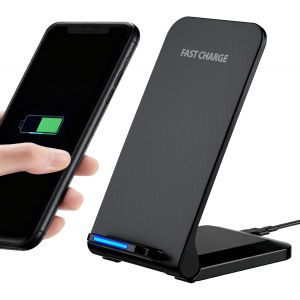 KALANKA-Chargeur Induction 15W Chargeur sans Fil Station Charge Rapide pour iPhone 17 16 Pro Max Plus 15 14 13 12 11, Galaxy S25 Ultra S24 FE S23 S22 S21 S20, Google Pixel 10 9 Pro 8 7 a 6XL - Neuf