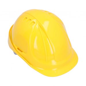 Casque de securite ABS respirant, reglable et anti-ecrasement, protection de la tete pour chantiers de construction - Neuf