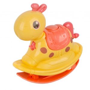 Fun Children's Toys Push Slide Toy Swing Macatone Inertial Animal Pull Back Car Toys-Jaune - Neuf
