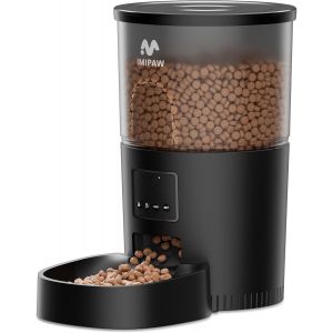 Distributeur Croquettes Chat Automatique 3l - Alimentation Précise, Contrôle Facile Via App, 1-10 Repas Par Jour, Convient Aux Chats Et Petits Chiens, Noir - Neuf