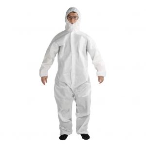 Combinaison de protection contre les produits chimiques, vetements de securite antistatiques et anti-poussiere SMS (XXL) - Neuf