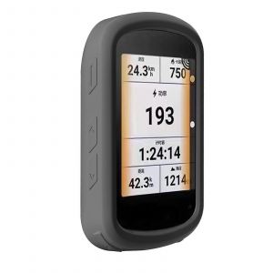 Etui en silicone souple pour ordinateur de velo GPS Garmin Edge 840, coque de protection antiderapante et anti-rayures, couleur bleu sarcelle - Neuf
