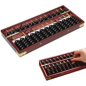 Abacus Mathematical, Abacus Calculatrice Chino , Vieux Abaque Chinois, Perle Arithmétique Abacus Comptage, Abacus Chinois Pour Enfants Mathématiques Outil De Calcul[Z1055] - Neuf