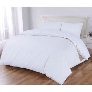 Assortiment De Parure De Lit Saphire Collection 100% Coton Égyptien De 300 Fils Au Mètre Carré - Housse De Couette Avec Taie D'oreiller, Egyptian_Cotton, Blanc, King - Neuf