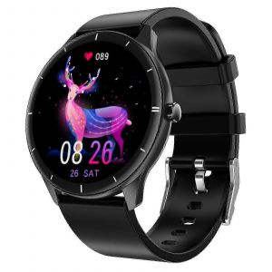 Montre connectée Q21 avec bracelet d'activité Bluetooth 5.0, thermomètre corporel et fonction cardiaque. - Neuf