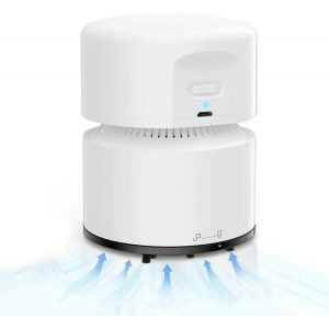 JEXNOVASHOP-Aspirateur de Table, Mini Aspirateur, USB Rechargeable, 120 Minutes D'autonomie, Fonction D'arr&ecirc;t Automatique, Aspirateur &agrave; Main sans Fil &agrave; 360&deg; pour &Eacute;cole, Bureau, Maison - Neuf