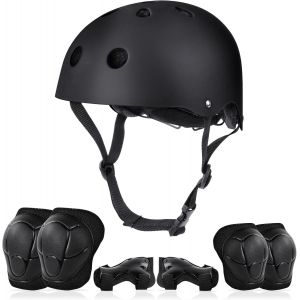 Casque V&eacute;lo Enfant,Casque V&eacute;lo Enfant Set 3-13 Ans,Casques De Protection Ensemble Pour Cyclisme Roller Skate Scooter.[R256] - Neuf