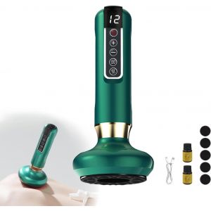 Masseur Anti Cellulite, R&eacute;glable Masseur Anti-Cellulite Electrique Anti Cellulite, Niveau 12 Appareil Anti-Cellulite, Convient Pour Le Massage Du Dos, Du Cou Et Des Jambes (Vert) - Neuf