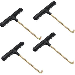 4pcs Trampoline Ressort Compresseur,Trampoline Outils M&eacute;tal Ressort &Eacute;quilibreur T-Crochet Tireur Outil &Agrave; Main - Neuf
