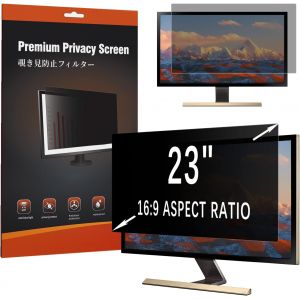 Amovible Filtre de Confidentialit&eacute; Premium pour 23 Pouces, Privacy Anti Espion Filtre, Anti-Lumi&egrave;re Bleu Film de Protection pour &Eacute;cran d&iquest;Ordinateur & Moniteur 23"" 16:9 - Neuf