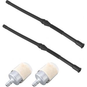 SUBZONAL-Lot de 2 Filtres de Conduite de Carburant pour Tronçonneuse Tuyaux de Gaz Tuyau de Remplacement Tuyau de Carburant Tuyau d'essence Compatible avec Husqvarna 162SE 266 266SE - Neuf