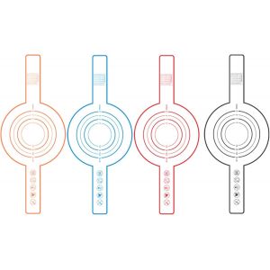 AYUHR-Lot de 4 tapis de cuisson en silicone anti-adhésif réutilisable avec poignées extra longues résistantes à la chaleur compatibles avec les cocottes pour un transfert facile de la pizza au levain - Neuf