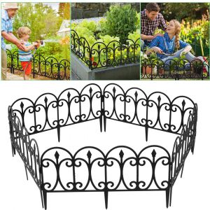 15x Bordure De Pelouse Cl&ocirc;ture De Parterre Palissade De Jardin Bordure De Parterre Cl&ocirc;ture En Plastique - Neuf