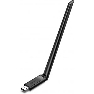 Clé WiFi 6 AX900 Antenne à Gain Élevé 6dBi Adaptateur USB Entrée de Gamme 5GHz 2.4GHz Double Bande Station Soft AP Mode Dongle Pilote Intégré Compatible avec Windows 11 10 - Neuf