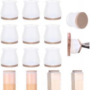 24 Pièces En Silicone Président De La Jambe Des Protecteurs En Silicone - Meubles De Couverture, Meubles Couvre Les Pieds Avec Anti-Dérapant, De Feutre, De Passer De La - Neuf