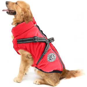 Waterproof Winter Dog Coat,Dog Coat With Harnesses,Winter Coats For Dogs.[P280] - Neuf