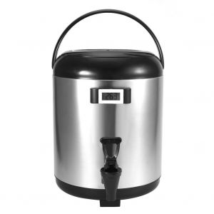 Hjlian Conteneur Isotherme Double Couche En Acier Inoxydable Pour Eau Chaude, Lait, The, Cafe, 8 L - Neuf