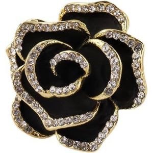 Broche Fleur De Lavande Broche Tulipe En Cristal Strass Accessoires Élégants Bijoux Femmes Broches Et Épingles Bijoux De Mode Fleurs De Mariage Épinglette - Neuf