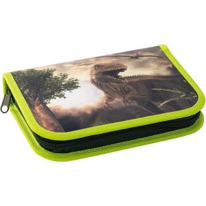 Etui Dino, Gevuld Met 42 Schrijfwaren, Schooletui - Neuf