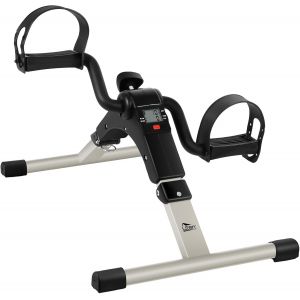 Checarzhn--No1-Mini Vélo D'appartement, Pedalier D'appartement Portable Avec Ecran Lcd Bouton De Pédaler Résistance Réglable Bras Jambes Entraîner - Neuf