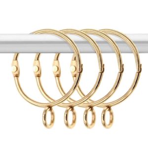 30 pcs ouvrable anneaux de rideau en or ouvert et boucles de draperie antirouille en métal avec ?illet pour épingles (1,5 - Neuf