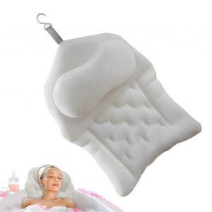 Douche, Oreiller, 4D Cou Oreiller de Baignoire, Douche Coussin avec des Tasses d'Aspiration - Neuf