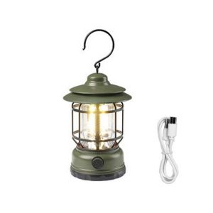Lanterne De Camping Led Vintage ¿ Lampe De Secours Résistante À L'eau Pour Les Aventures En Plein Air Et La Décoration Intérieure - Neuf
