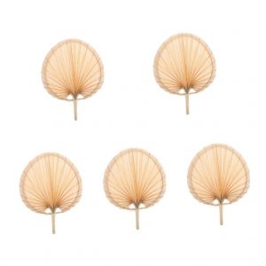 Lot De 5 Eventails Chinois Faits Main, Tisses A La Main, Elegants Et Decoratifs. Ref. : 3828 - Neuf