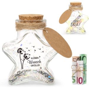 FABUR-Guirlande lumineuse LED pentagramme avec bouchon en liège - Autocollant - Paillettes scintillantes - Emballage pour mariage, anniversaire, Noël, cérémonie de jeunesse - Neuf