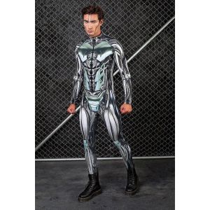 D&eacute;guisement De Robot Dro&iuml;de Pour Homme &iquest; Parfait Pour Halloween Et No&euml;l En Couple - Neuf