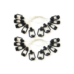 Guirlande Lumineuse Led &Agrave; Piles Pour Lampes &Agrave; Huile D'ext&eacute;rieur - 40 Led, R&eacute;sistante &Agrave; L'eau, Longueur 6 M - Neuf