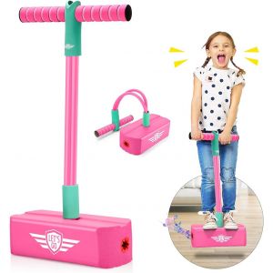 ERYI-Jouet Fille 3 4 5 6 7 8 9 10 11 12 Ans,Ballon Sauteur Jeu Enfant 3-8 Ans Pogo Stick, 8-12 Ans Cadeau Anniversaire,Amusant Garcon Fille 3-12 Ans - Neuf