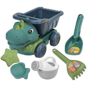 Ensemble De Jouets De Plage Pour Enfants, Dinosaure, Voiture, Pelle, Outil De Dragage D'eau Ext&eacute;rieur Pour B&eacute;b&eacute;-8295-67a (Vert Fonc&eacute;) - Neuf