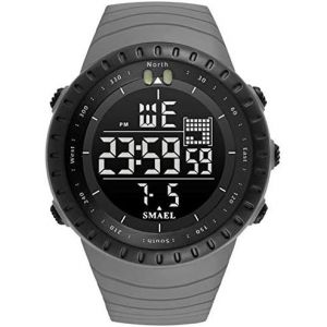 Eryi-Homme Digitale Outdoor Sport Militaires Montre Led Lumières Électronique Chronomètre Date Plastique Etanche Montres Bracelet - Neuf